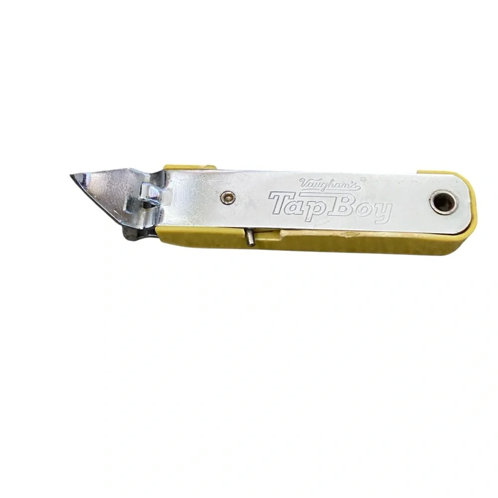 Vintage Tap-Boy Can Opener Corckscrew Yellow